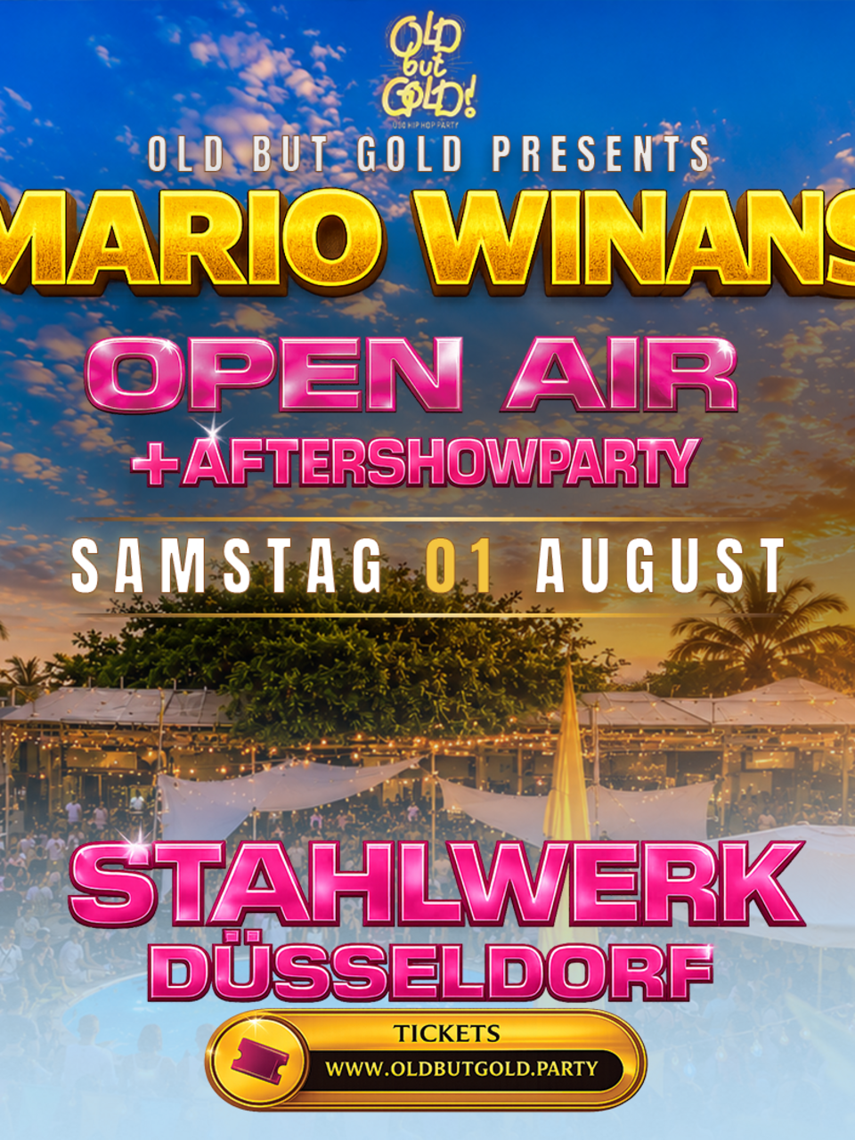 Old but Gold Ü30 Hip Hop Open Air + Aftershowparty w/ Mario Winans (USA)